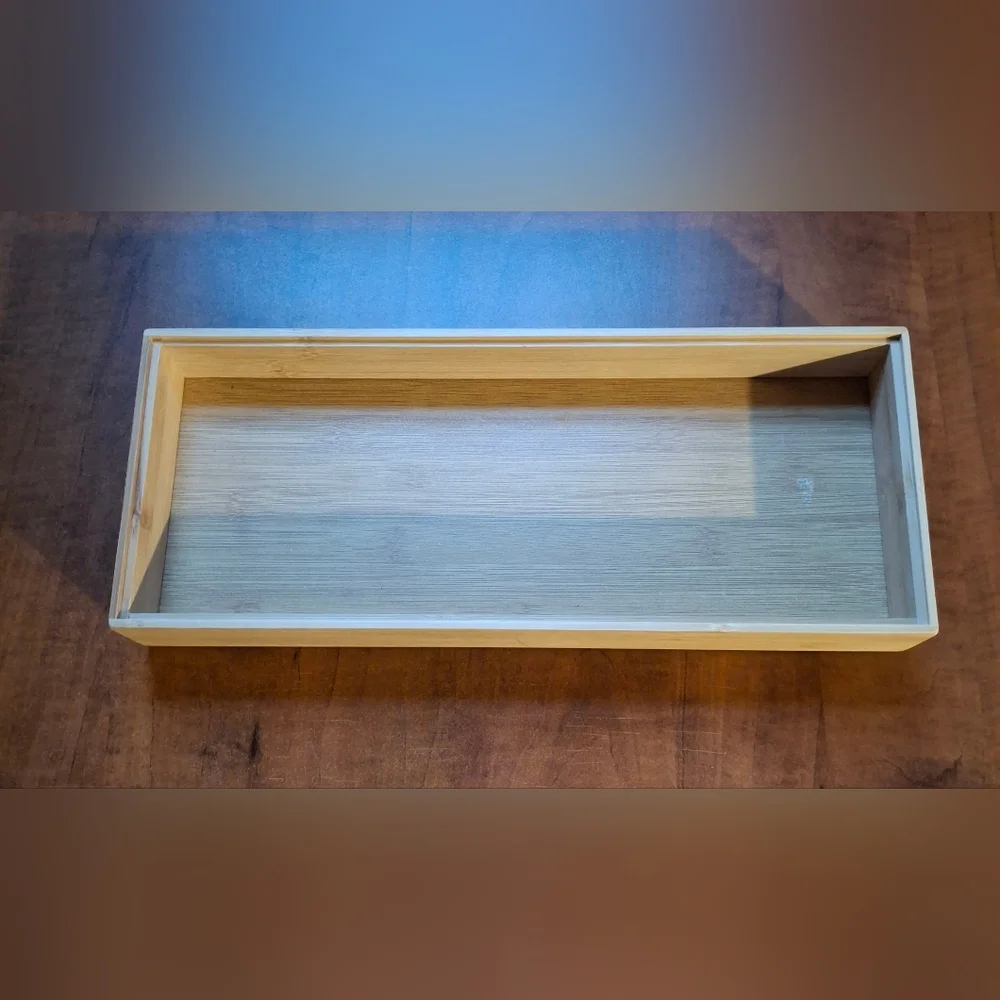 Practical Bamboo Drawer Organizer - Ideal for Office & Kitchen - 6x15x2 inch
